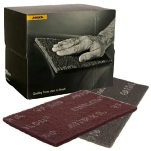 box of mirka red scuff pads